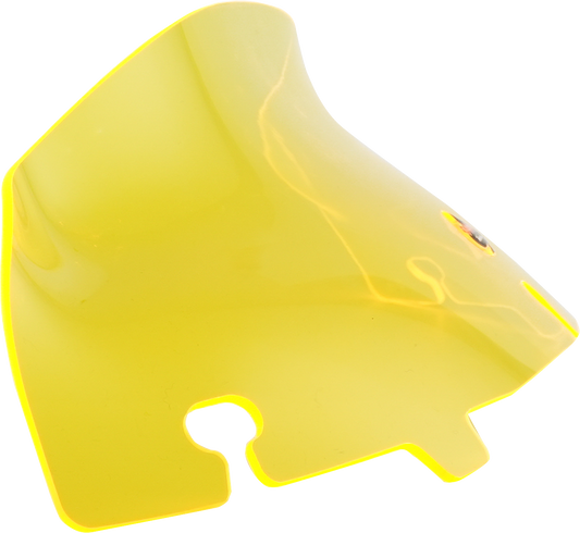 Klock Werks Flare 4" Yellow Fairing Windshield for 2014-2023 Harley Touring FLHX