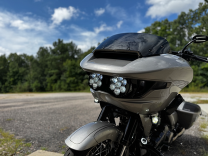 Custom Dynamics Shark Demon 2 Dual Headlight Kit for 2023-2025 Harley Road Glide