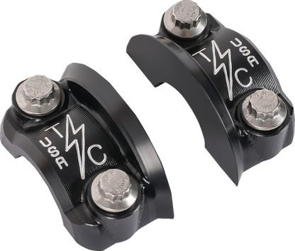Thrashin Speedway Twice Cut 1" Handlebar Clutch Brake Perch Clamp Kit for Harley