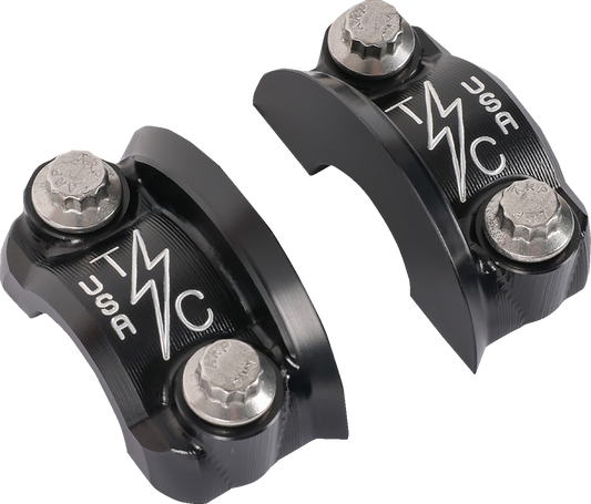 Thrashin Speedway Twice Cut 1" Handlebar Clutch Brake Perch Clamp Kit for Harley