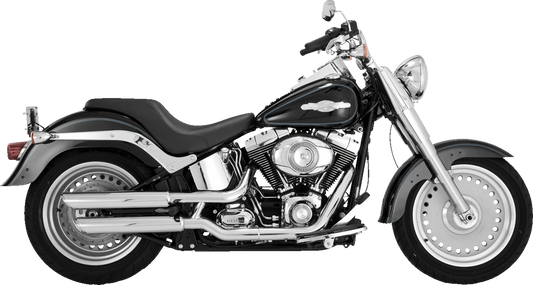 Vance & Hines Twin Slash 3" Chrome Slip On Mufflers 2007-2009 Harley Softail
