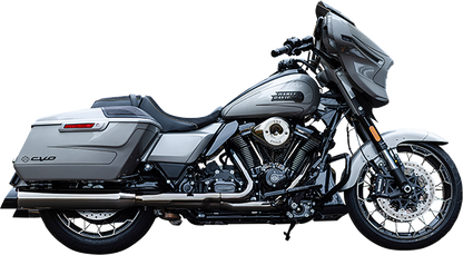 S&S MK45 Slip-on Lava Chrome 4.5" Mufflers for 2017-2024 Harley Touring 50 State