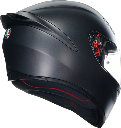 AGV K1 S Solid Matte Black Unisex Adult Motorcycle Street Full Face Helmet