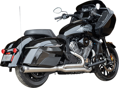 S&S Qualifier 2-1 Race Exhaust System fits 2020-2025 Indian Roadmaster Chieftain