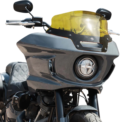 Klock Werks Kolor Flare 6" Yellow Windshield 2022-2024 Harley Softail Low Rider