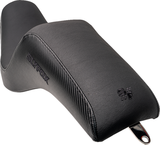 Slyfox Drifter Carbon Fiber Slipstop Lumbar Seat fits 1996-2003 Harley Dyna FXD
