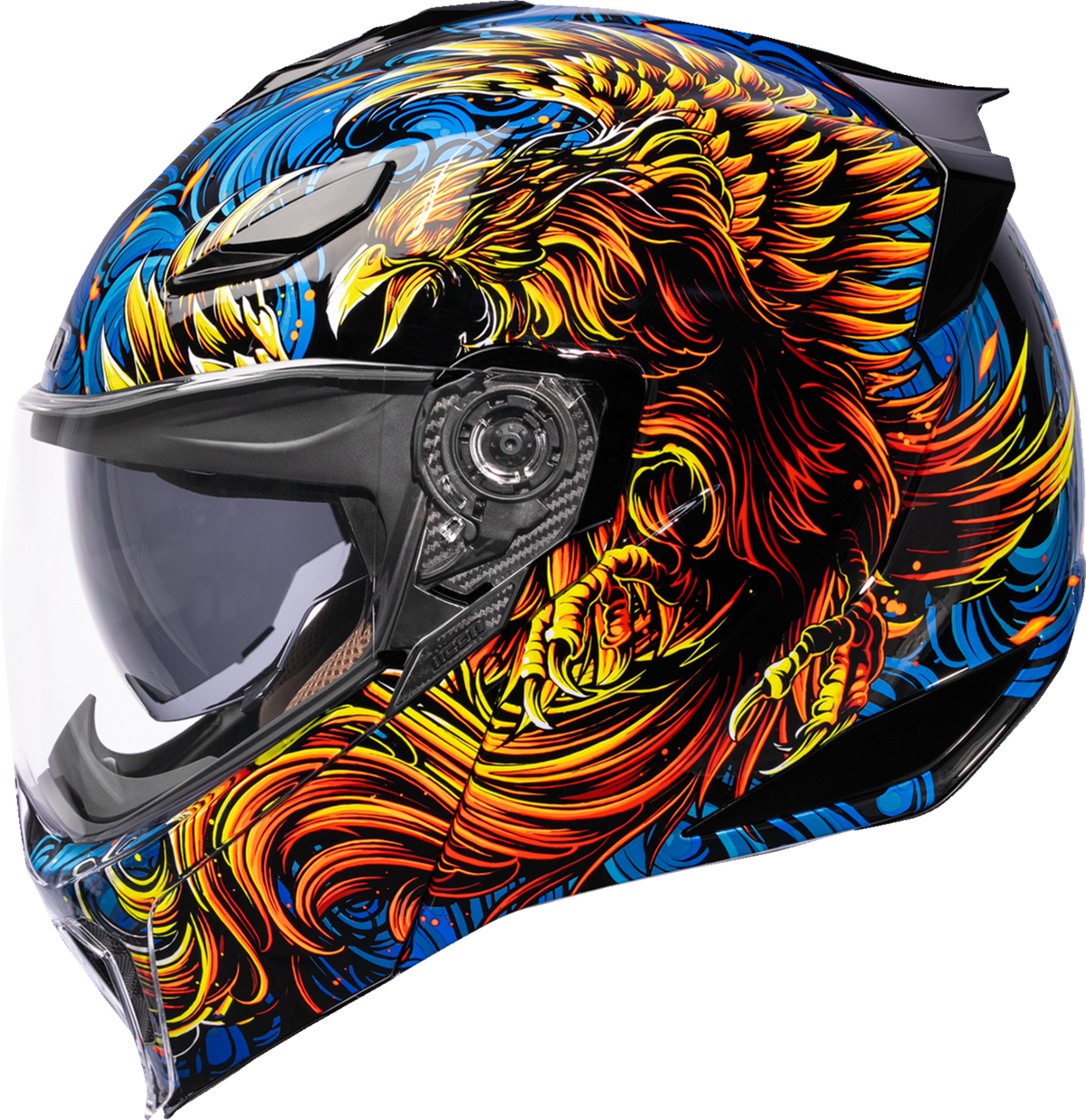Icon Threshold Burn Birdie Burn Modular Full Face Adult Street Motorcycle Helmet