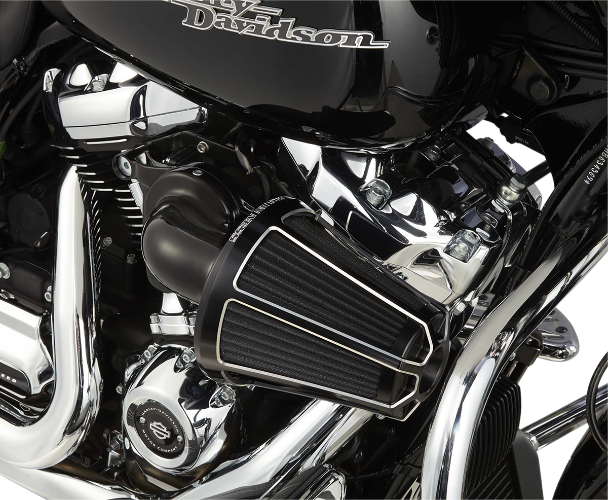 Arlen Ness Black Monster Sucker Air Cleaner Filter Kit 2017-2023 Harley Touring