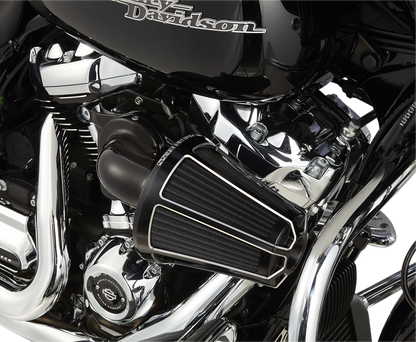 Arlen Ness Black Monster Sucker Air Cleaner Filter Kit 2017-2023 Harley Touring