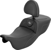 Saddlemen Roadsofa Carbon Extended Seat & Backrest for 2015-25 Harley Trike FLRT