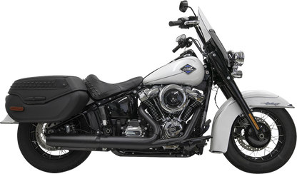 Bassani 4" Black Slip On Muffler fits 2025 Harley Softail FLHC FXBB FXLRST