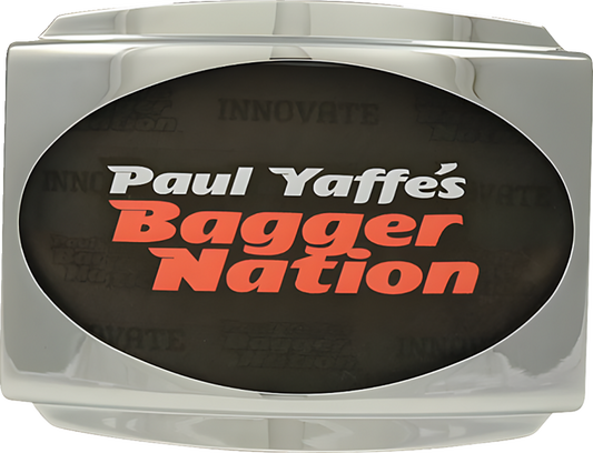 Paul Yaffe Stealth III Chrome License Plate Frame 2023-24 Harley Touring CVO
