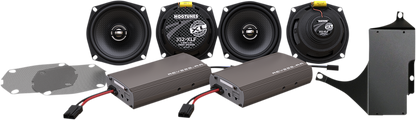 Hogtunes Fairing 2 Amplifier 4 Speaker XL Series Kit 2011-2013 Harley Touring