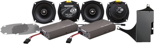 Hogtunes Fairing 2 Amplifier 4 Speaker XL Series Kit 2011-2013 Harley Touring