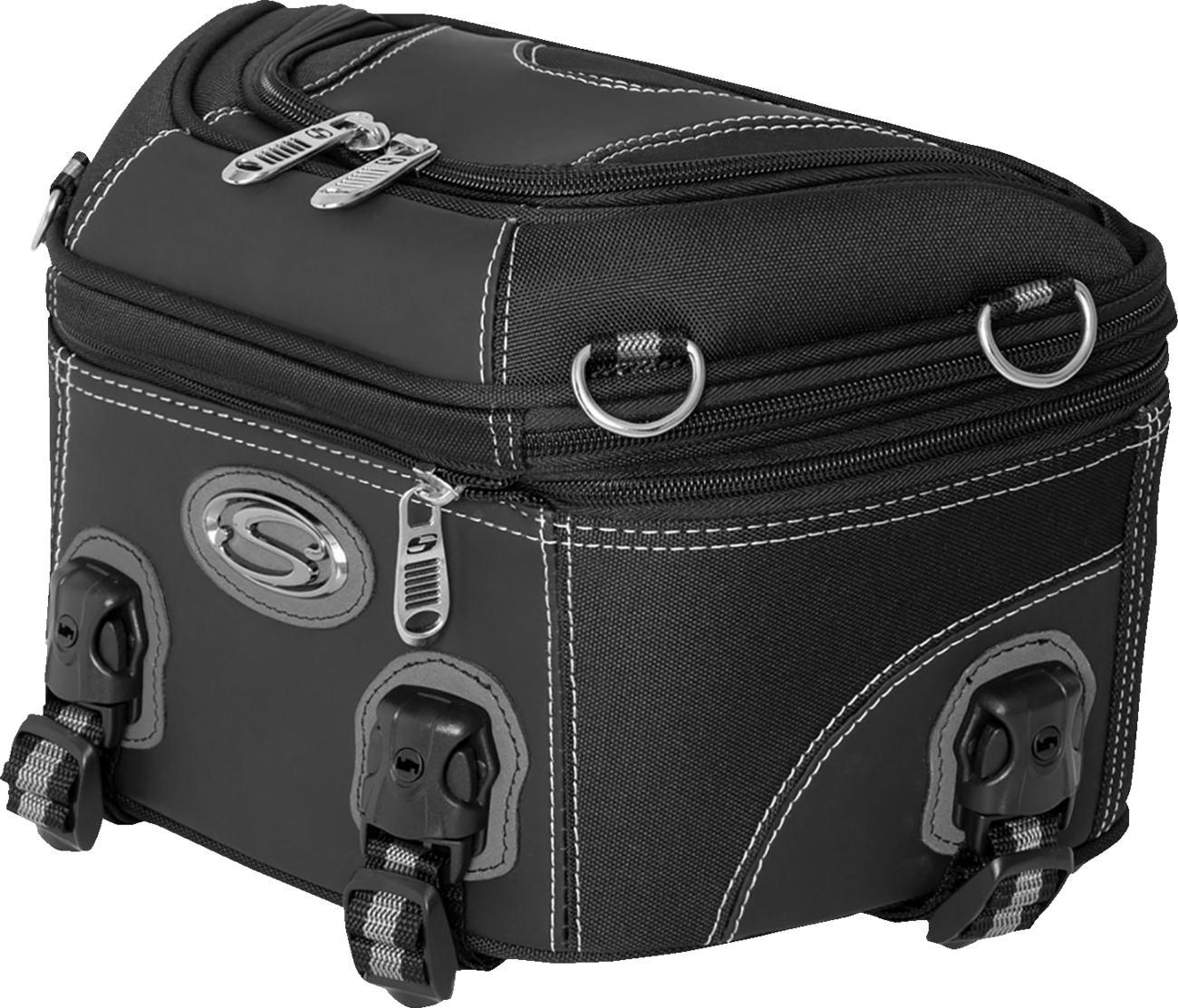 Saddlemen Adventure Motorcycle Rear Rack Expandable Luggage Storage Bag EX000649