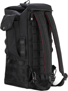 Burly Brand Black Voyager Sissy Bar Backpack Luggage Cordura