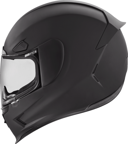 Icon Airframe Pro Solid Matte Black Full Face Adult Street Motorcycle Helmet