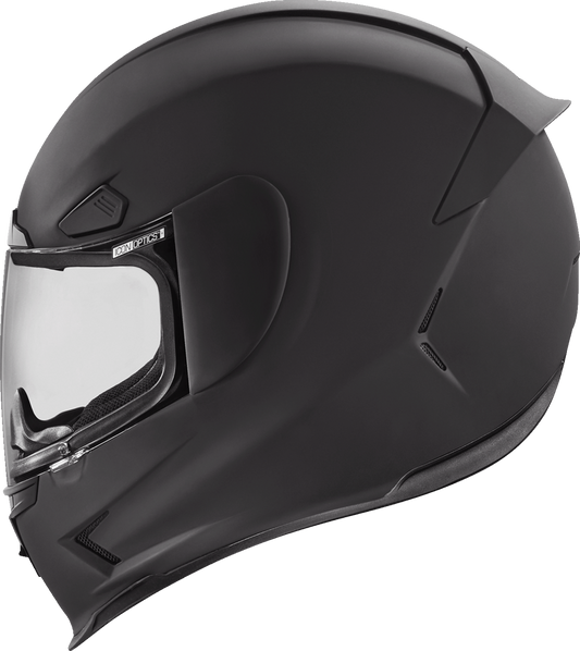 Icon Airframe Pro Solid Matte Black Full Face Adult Street Motorcycle Helmet