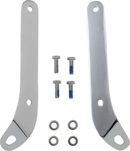 Ciro Chrome Motorcycle Tie Down Brackets for 2015-2024 Harley Road Glide FLTR