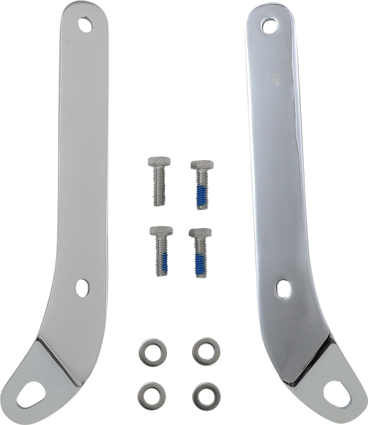 Ciro Chrome Motorcycle Tie Down Brackets for 2015-2024 Harley Road Glide FLTR