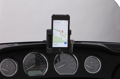 Ciro Black Smartphone/GPS Holder & Mount for 2014-2023 Harley Davidson Touring