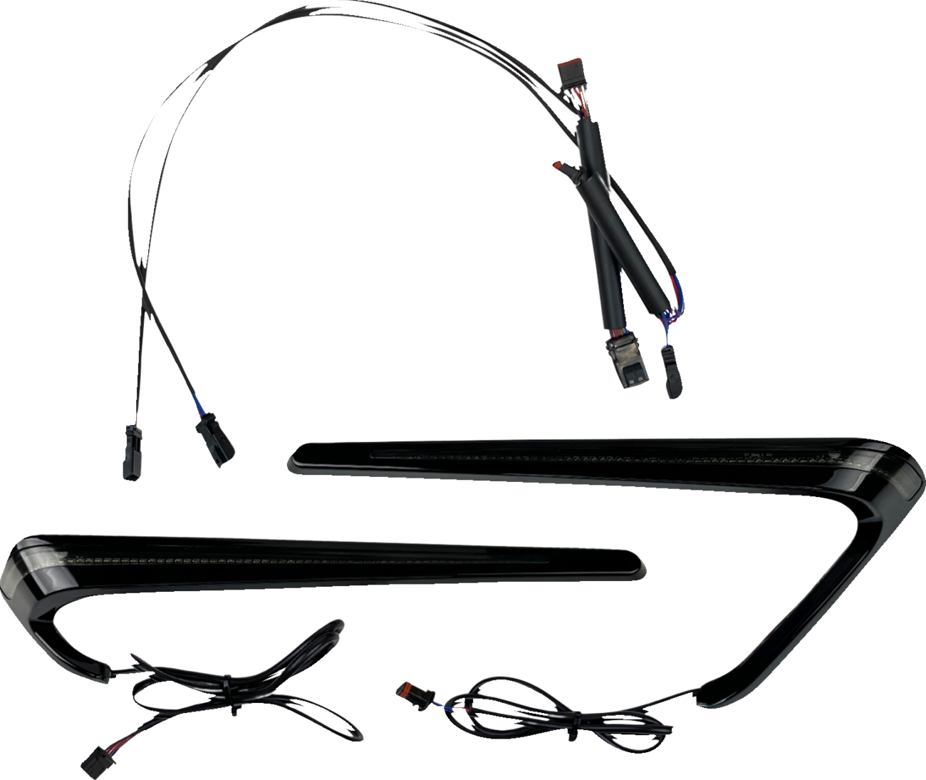 Custom Dynamics Smoke Lens LED Saddlebag Lights for 2018-2024 Harley Low Rider