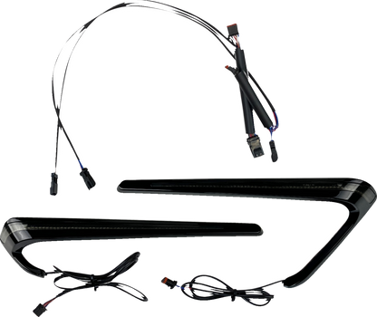 Custom Dynamics Smoke Lens LED Saddlebag Lights for 2018-2024 Harley Low Rider