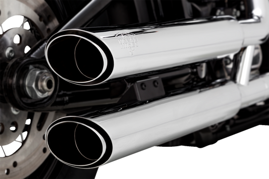 Vance & Hines 3" Twin Slash PCX Slip On Mufflers for 2018-2024 Harley Softail M8
