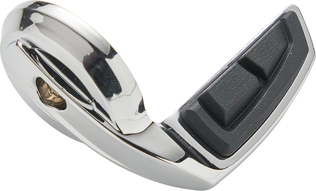 Ciro Chicane Chrome Throttle Assist Wing Handlebar Grip End for Harley Davidson