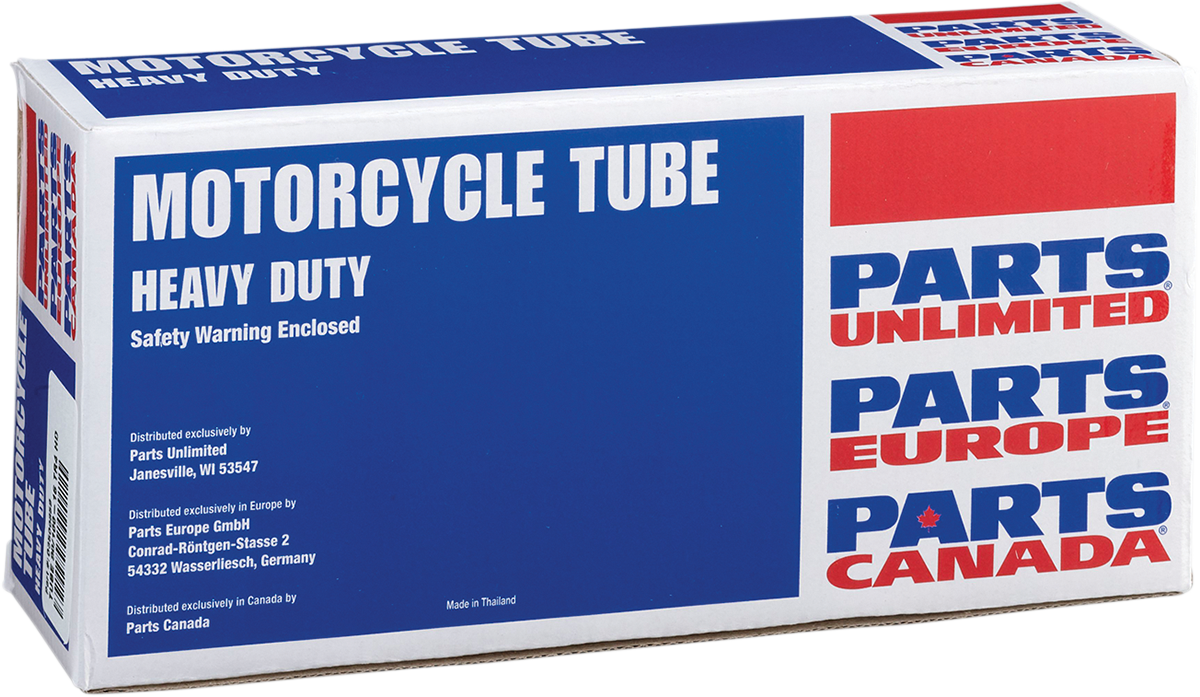 Parts Unlimited Heavy Duty 90/100-16" TR4 Rubber Motorcycle Tire Inner Tube
