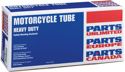 Parts Unlimited Heavy Duty 90/100-16" TR4 Rubber Motorcycle Tire Inner Tube