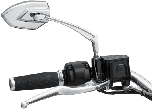 Kuryakyn KUR1962 Chrome Universal Phantom Handlebar Mirrors for Harley Davidson