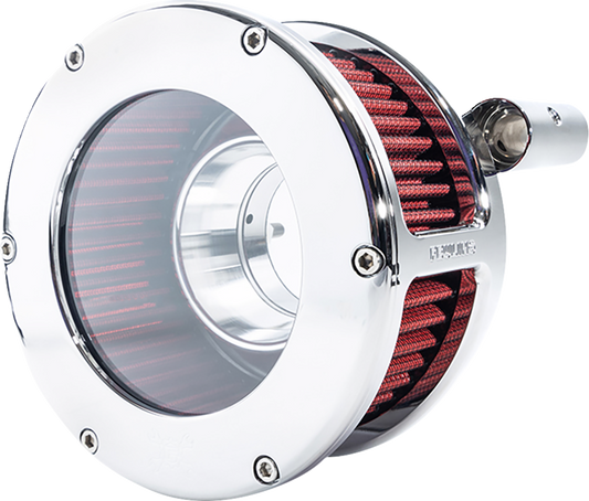 Feuling BA Series Clear Chrome Air Filter Kit for 1999-17 Harley Touring Softail