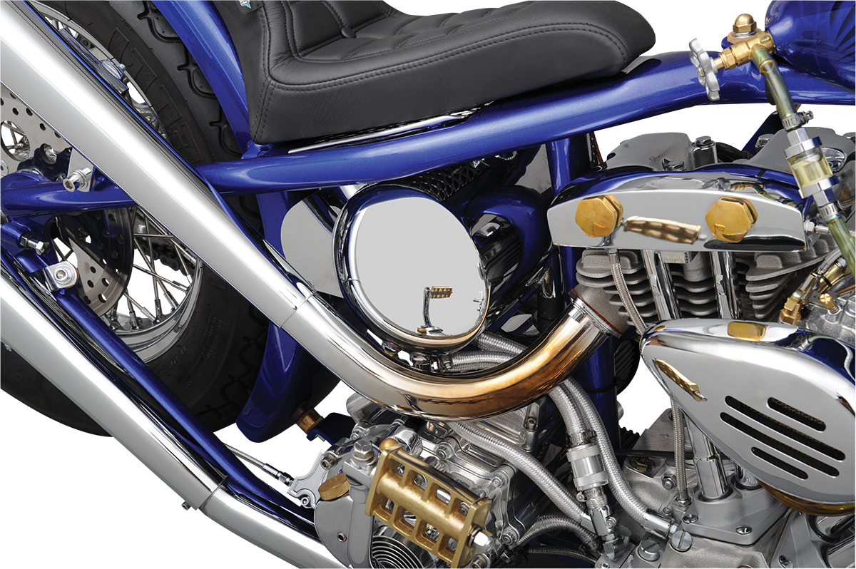 Drag Specialties Chrome Domed Center Fill Oil Tank 1986-1999 Harley Softail FXST