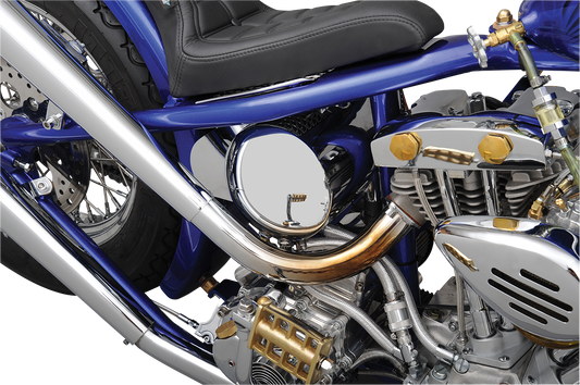 Drag Specialties Chrome Domed Center Fill Oil Tank 1986-1999 Harley Softail FXST