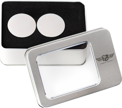 Figurati Designs Silver Swingarm Covers Inserts for 1980-2025 Harley Davidson