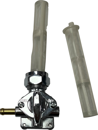 Drag Specialties Chrome Left Side Vacuum Petcock Fuel Valve for Harley Davidson