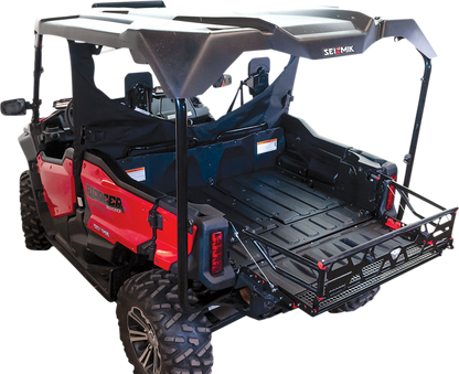 Sizmik Black Cargo Utility Bed Extender 2016-2019 Honda Pioneer 700 1000 Deluxe