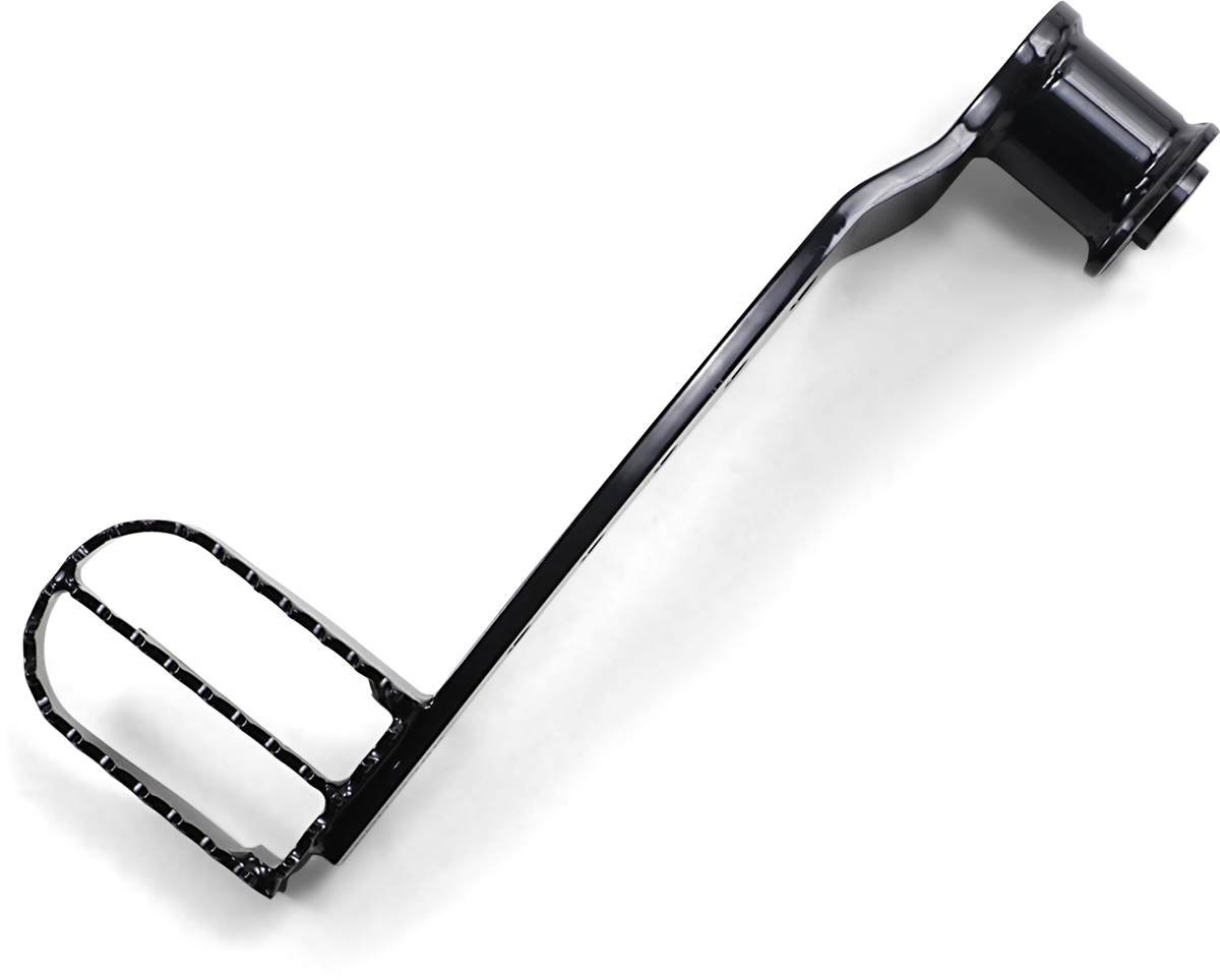 Burly Brand Black MX Style Rear Brake Lever for 1997-2017 Harley Touring Softail