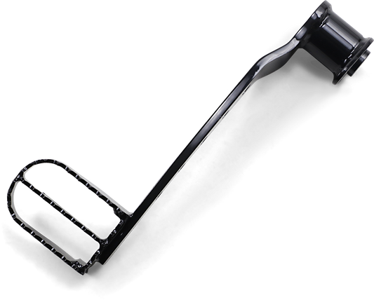 Burly Brand Black MX Style Rear Brake Lever for 1997-2017 Harley Touring Softail