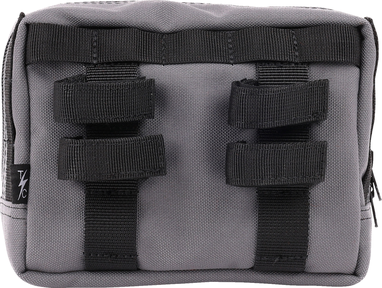 Thrashin Supply Gray Motorcycle Handlebar Storage Bag Harley Davidson THB-0016