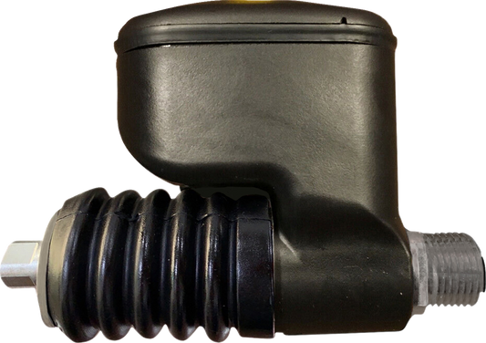 Drag Specialties Black Rear Brake Master Cylinder for 2006-2017 Harley Dyna FXDB