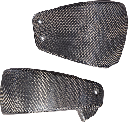 Arlen Ness Gloss Carbon Fiber Weave Side Cover Kit for 2018-2024 Harley Softail
