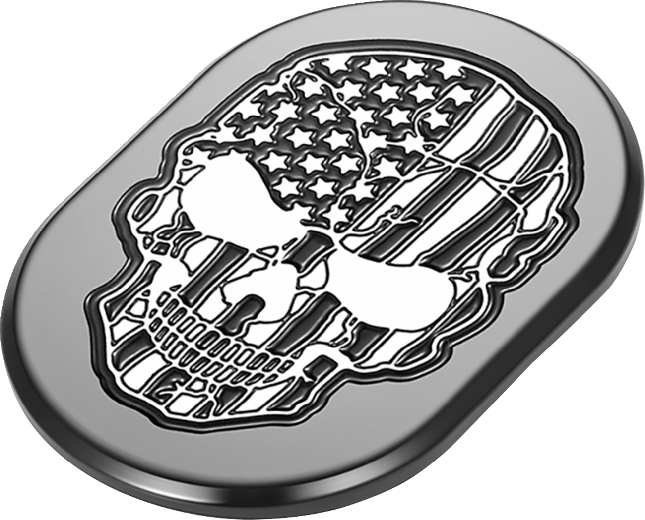 Figurati American Flag Skull Right Antenna Insert 2009-2023 Harley Touring