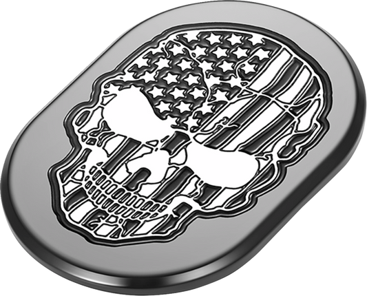 Figurati American Flag Skull Right Antenna Insert 2009-2023 Harley Touring