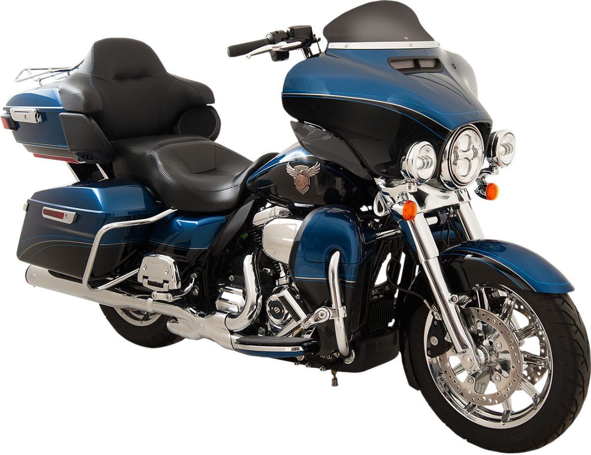 Klock Werks Flare Black 5" Fairing Windshield fits 2014-23 Harley Touring Models
