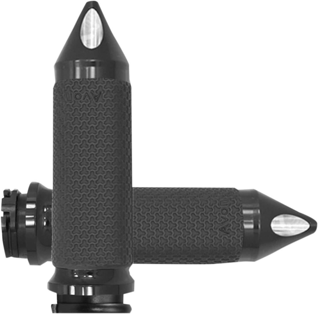 Avon Memory Foam Spike 1-5/8" Handlebar Grips 1980-2022 Harley Sportster Touring
