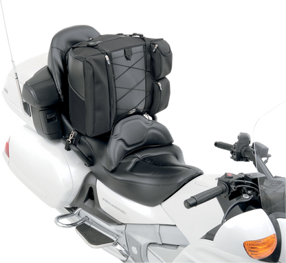 Saddlemen Motorcycle Universal Rear Tour Pak Backrest Luggage Bag fits Harley