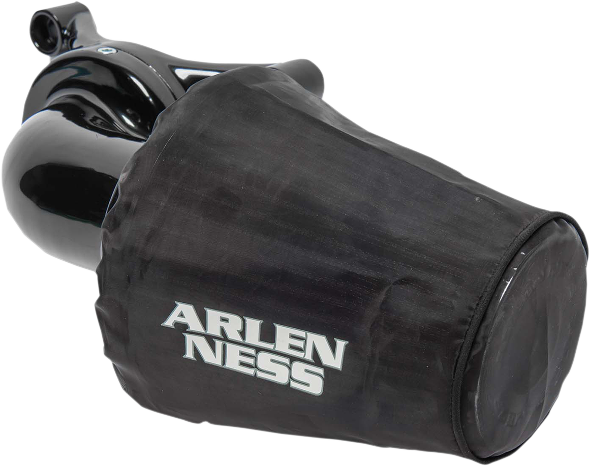 Arlen Ness Black Monster Sucker w/ Cover Air Filter Cleaner Rain Sock for Harley