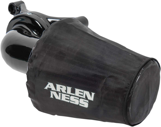 Arlen Ness Black Monster Sucker w/ Cover Air Filter Cleaner Rain Sock for Harley